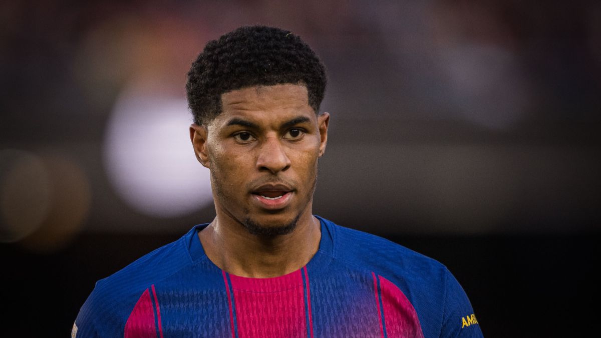 Marcus Rashford, durante un partido con el FC Barcelona, 2026