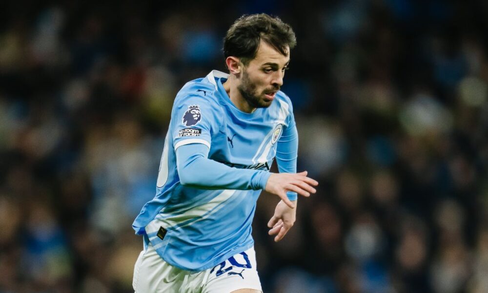 Bernardo Silva en el Manchester City