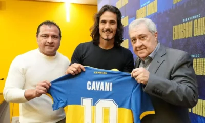 Cavani piensa en dejar Boca Juniors y retirarse