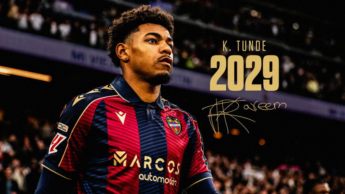 El Levante cierra la renovación de Kareem Tunde hasta 2029