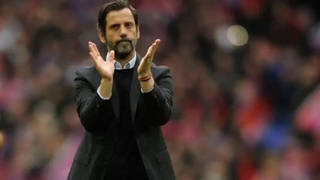 Quique Sanchez Flores, entrenando al Espanyol