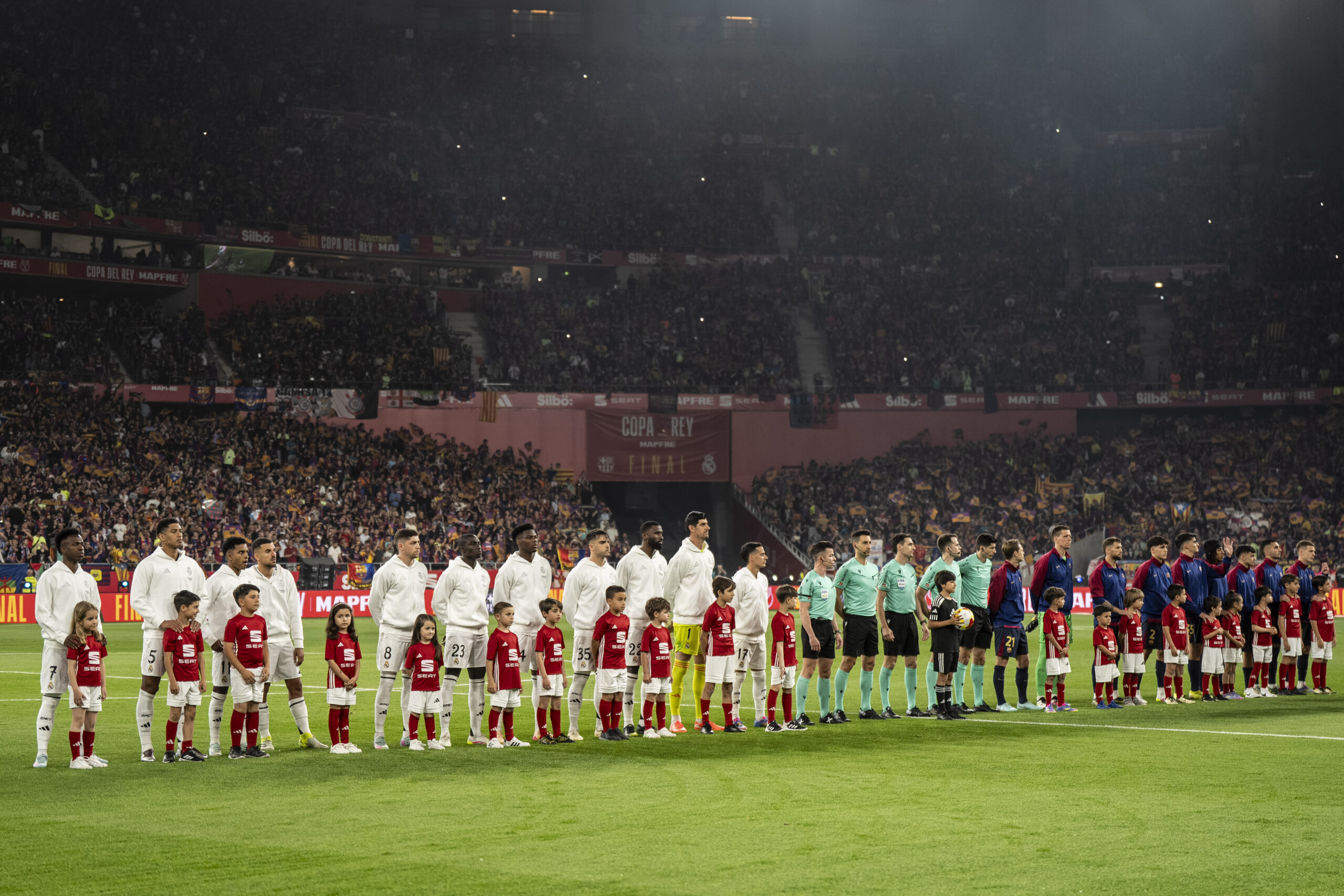 Antonio Rüdiger con el Real Madrid en la final de la Copa del Rey de 2025
