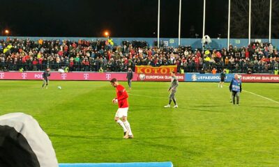 Dusan Vlahovic, con Serbia ante Montenegro, 2023