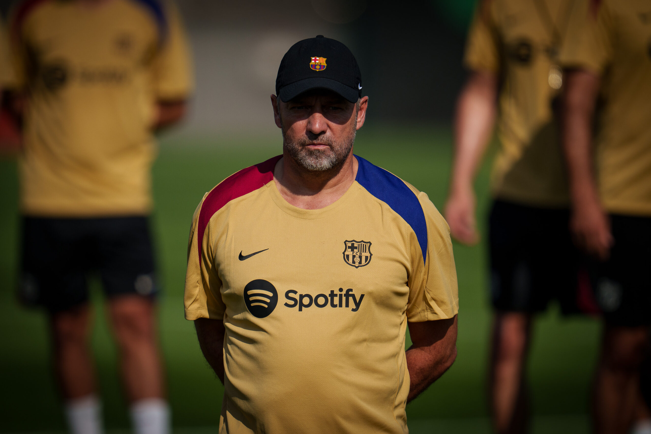 Hansi Flick, entrenamiento del FC Barcelona, 2024