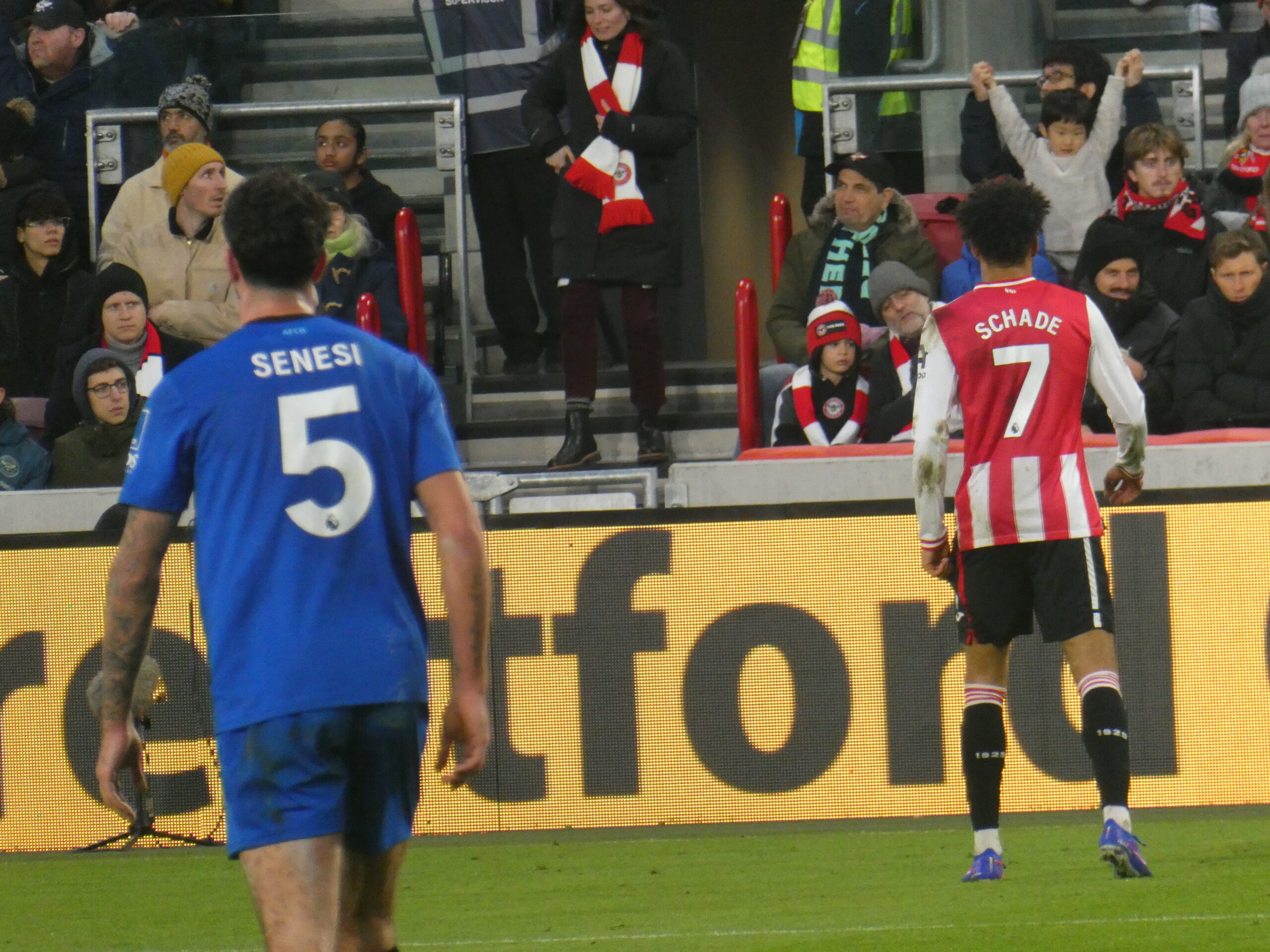 Marcos Senesi, acción con el Bournemouth, 2025