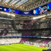 Real Madrid en contexto de mercado, con el estadio Santiago Bernabéu en Madrid