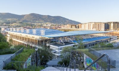 Estadio Carlos Tartiere, casa del Real Oviedo, en una vista general