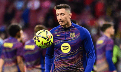 Robert Lewandowski, entrenamiento con el FC Barcelona, 2026