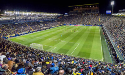 Villarreal CF, Estadio de la Cerámica durante un partido, 2017